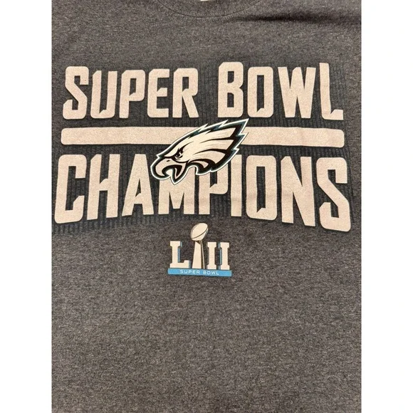 Philadelphia Eagles Super Bowl LII Champions T-shirt Women's Gildan NFL Football - Picture 3 of 9